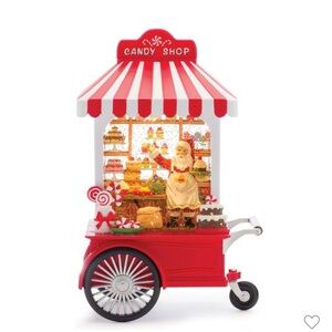 Festive Red Candy Shop Holiday Decor